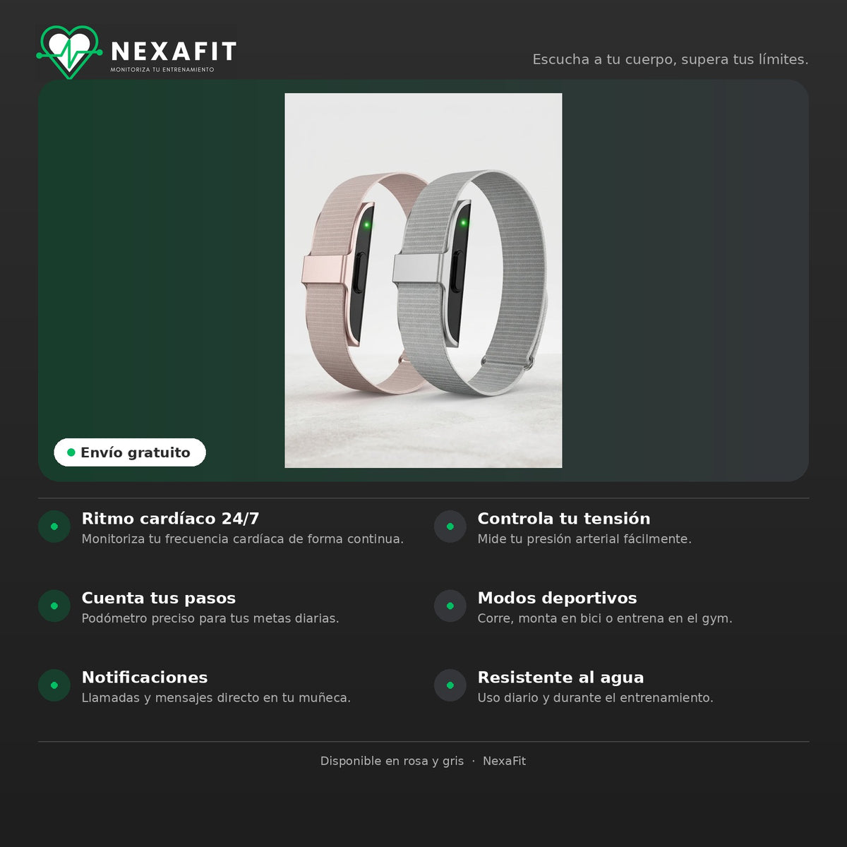 NexaFit Pulsera Inteligente